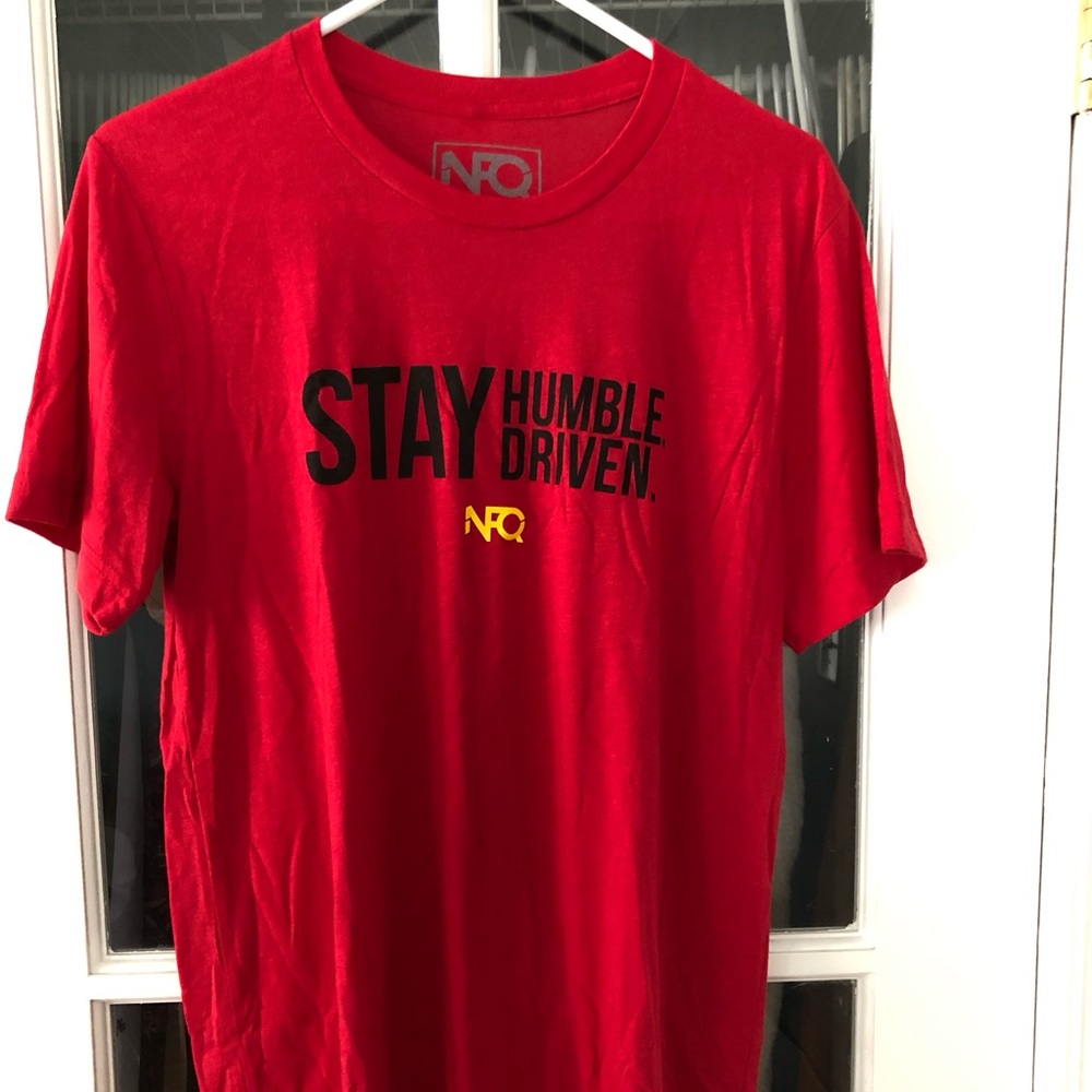 NFQ “Stay Humble Stay Driven” Gym Workout Shirt